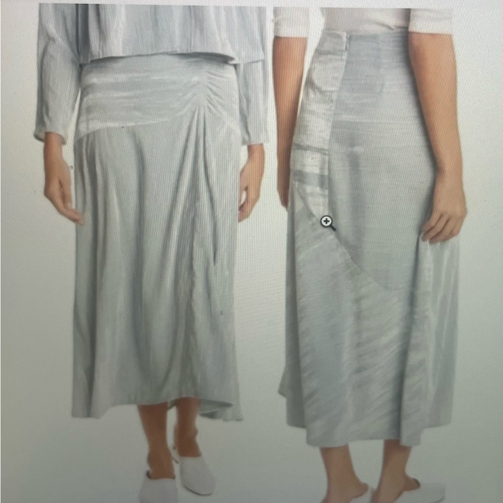 Vince Pale Sea Glass Blue Women's Maxi Skirt